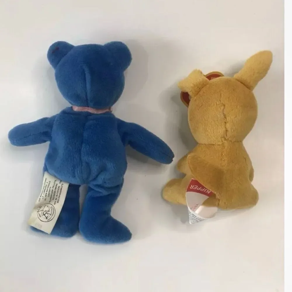 ty beanie babies 2002‎ 2021 mcdonalds toy blue bear kipper kangaroo miniature